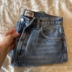 Agolde High Rise Light Blue Jeans